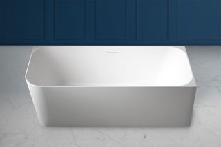 Ванна из искусственного камня ABBER Stein AS9621-1.7 R правая 170x75см белый матовый